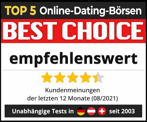 Testsieger: Online Dating